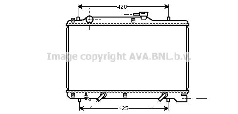 AVA QUALITY COOLING Radiaator,mootorijahutus SZ2048